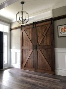 Sliding Barn Doors for Rustic Charm- design indian homes