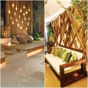 Bamboo Dividers for Natural Charm-design indian homes